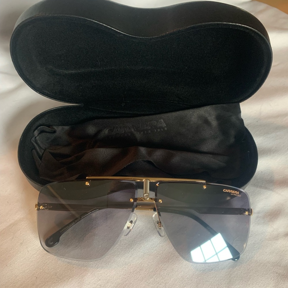 New Carrera Gold and Gray Sunglasses
